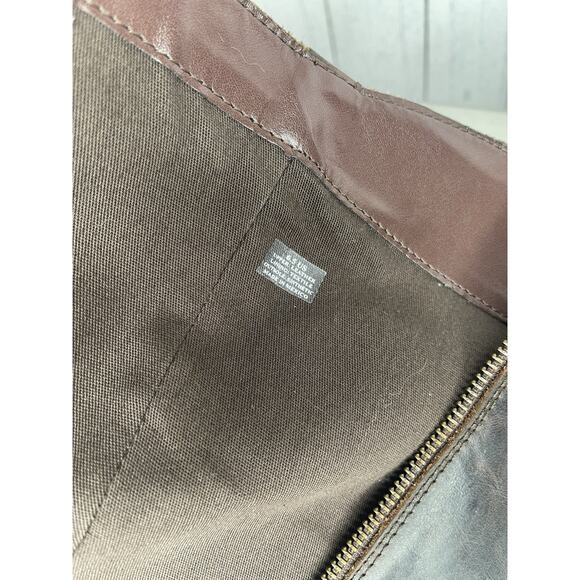 Hinge Women's Size 6.5 Brown Distressed Knee High Leather Riding Boots - Picture 6 of 6